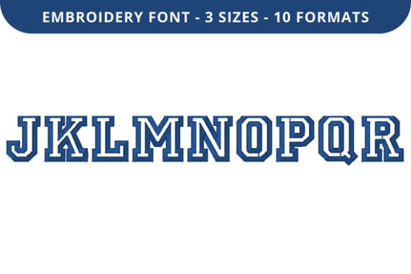 College Outline Font J to R Review