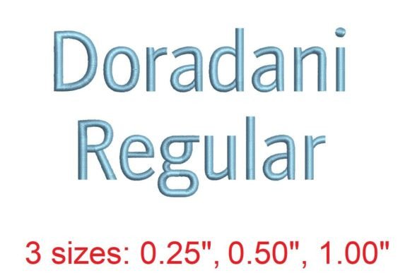 Dorandani RG Embroidery Font Review