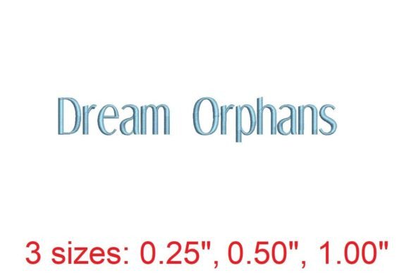 Dream Orphans Embroidery Font Review