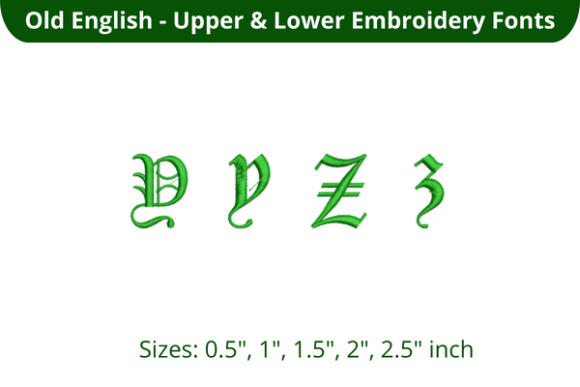 Old English Font YZ Review