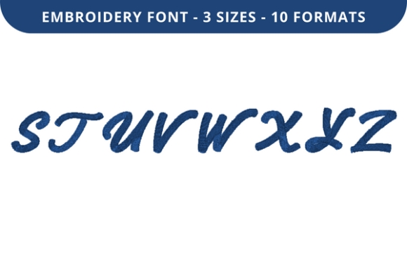 Yiddy Font S to Z Embroidery Review